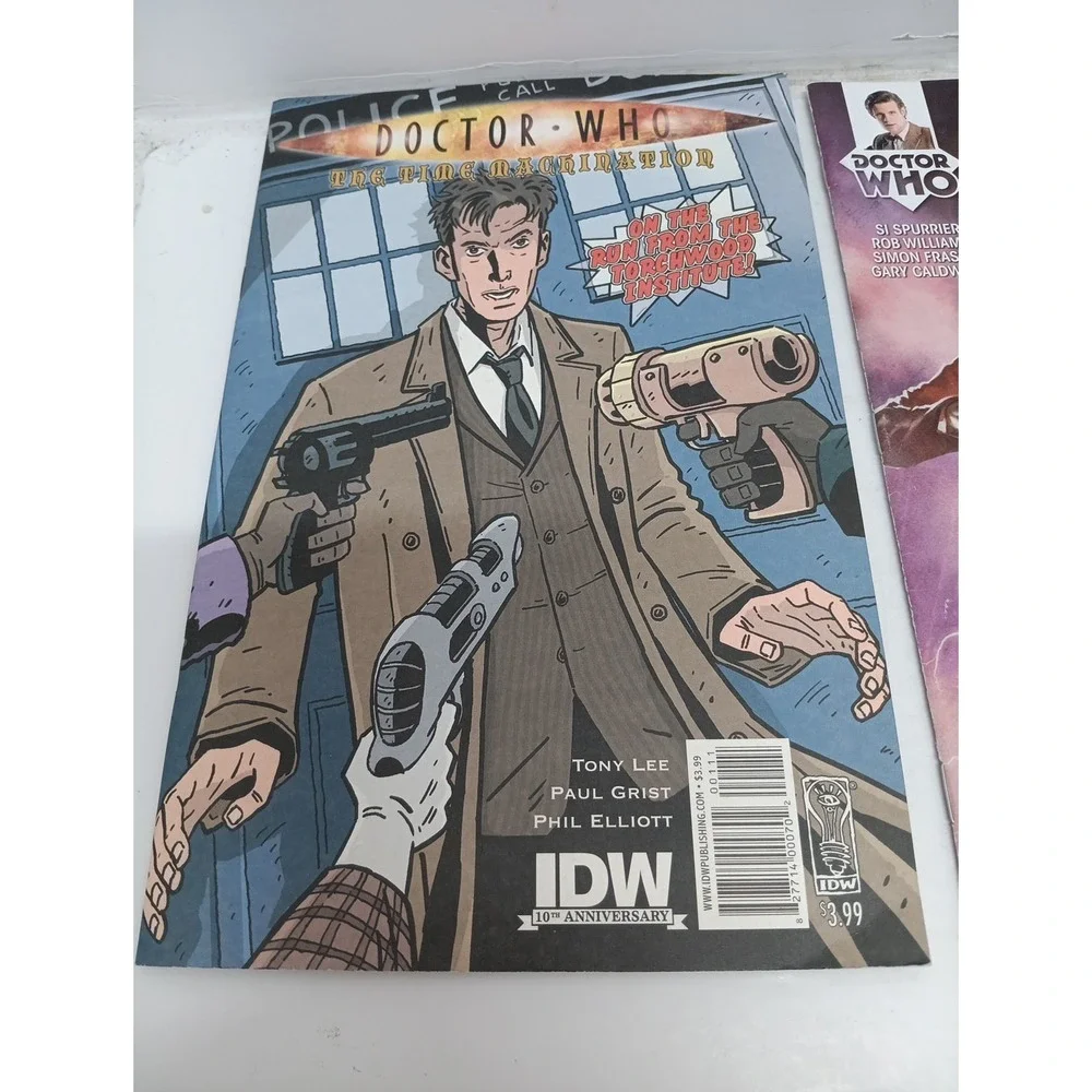 Doctor Who Comic Book Lot Of 3 The Time Machination, Black Death/White Life Etc